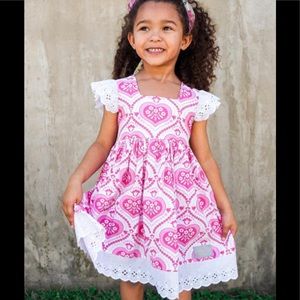 Eleanor Rose Candy Hearts Dress Size 3-4
